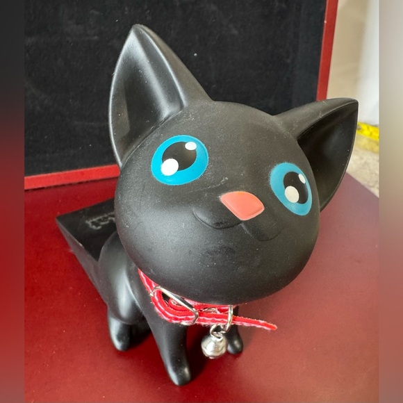 Other - Black Cat Figurine with Red Collar door stopper